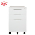 Hot selling office beside KD movable movable cabinet 3 drawer pedestal storage solution